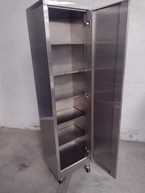 Gabinete de almacenamiento de acero inoxidable 190 cm